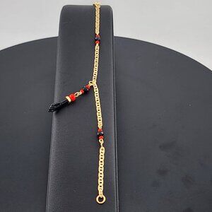 Brand New Brazilian 18K Gold Filled Azabache Bracelet – Protective Charm Jewelry